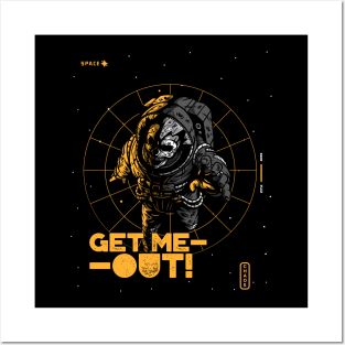 Skull Astronaut Posters and Art